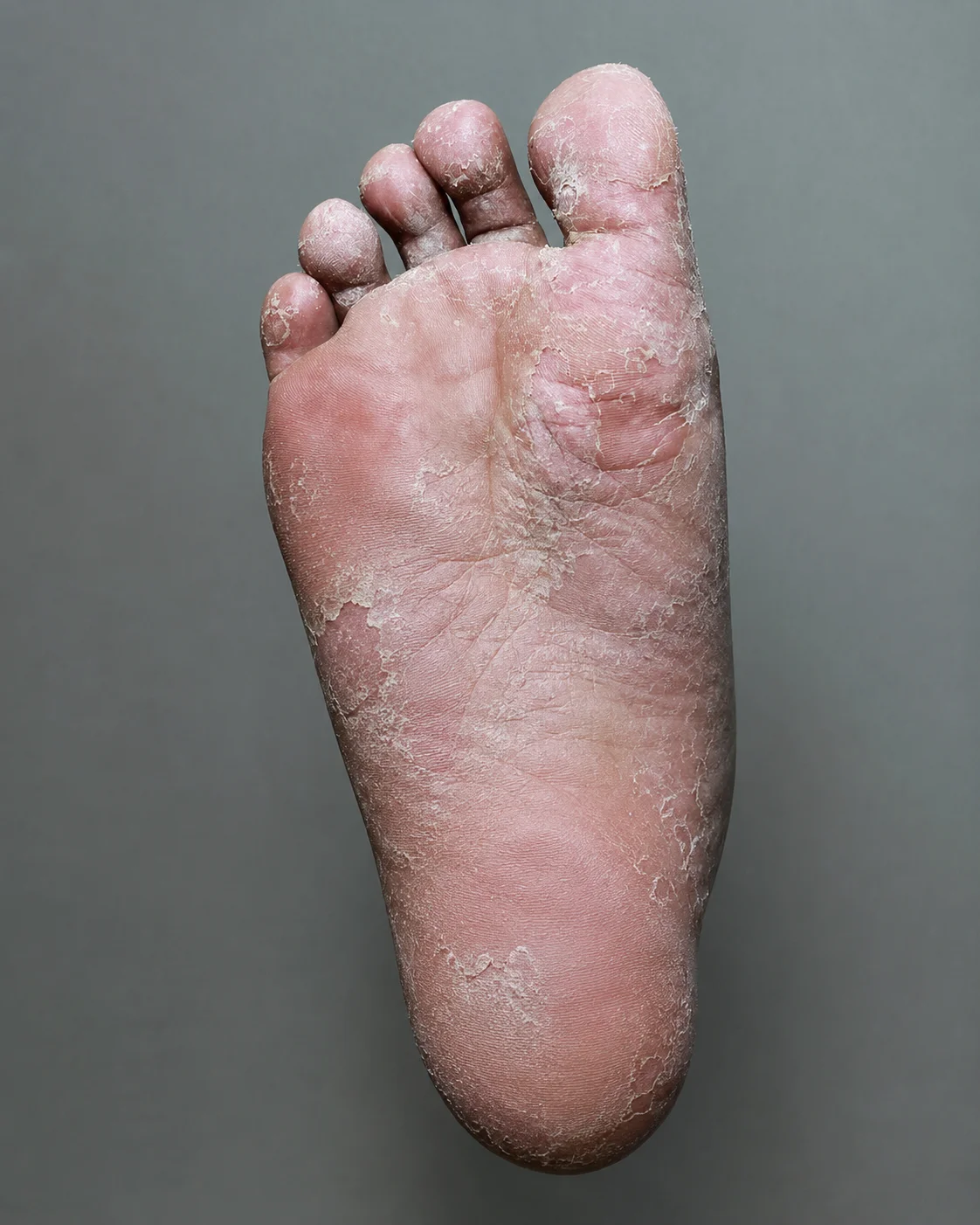Ayak mantarı nedir, dermatofit enfeksiyonunun cilt üzerindeki görünümü