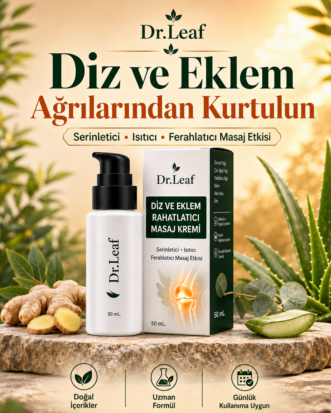 Diz ve Eklem Rahatlatıcı Masaj Kremi - görsel 1