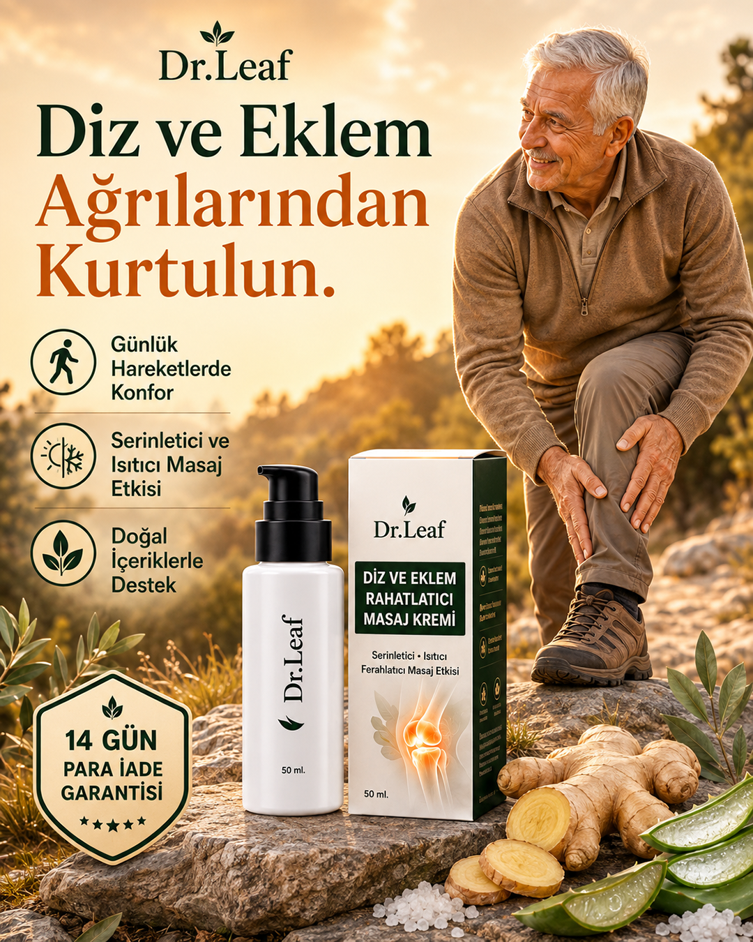 Diz ve Eklem Rahatlatıcı Masaj Kremi - görsel 2