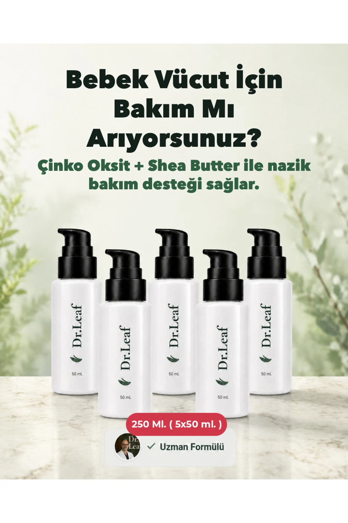 Atopik Eğilimli Bebek Kremi – Panthenol + Yulaf - görsel 1