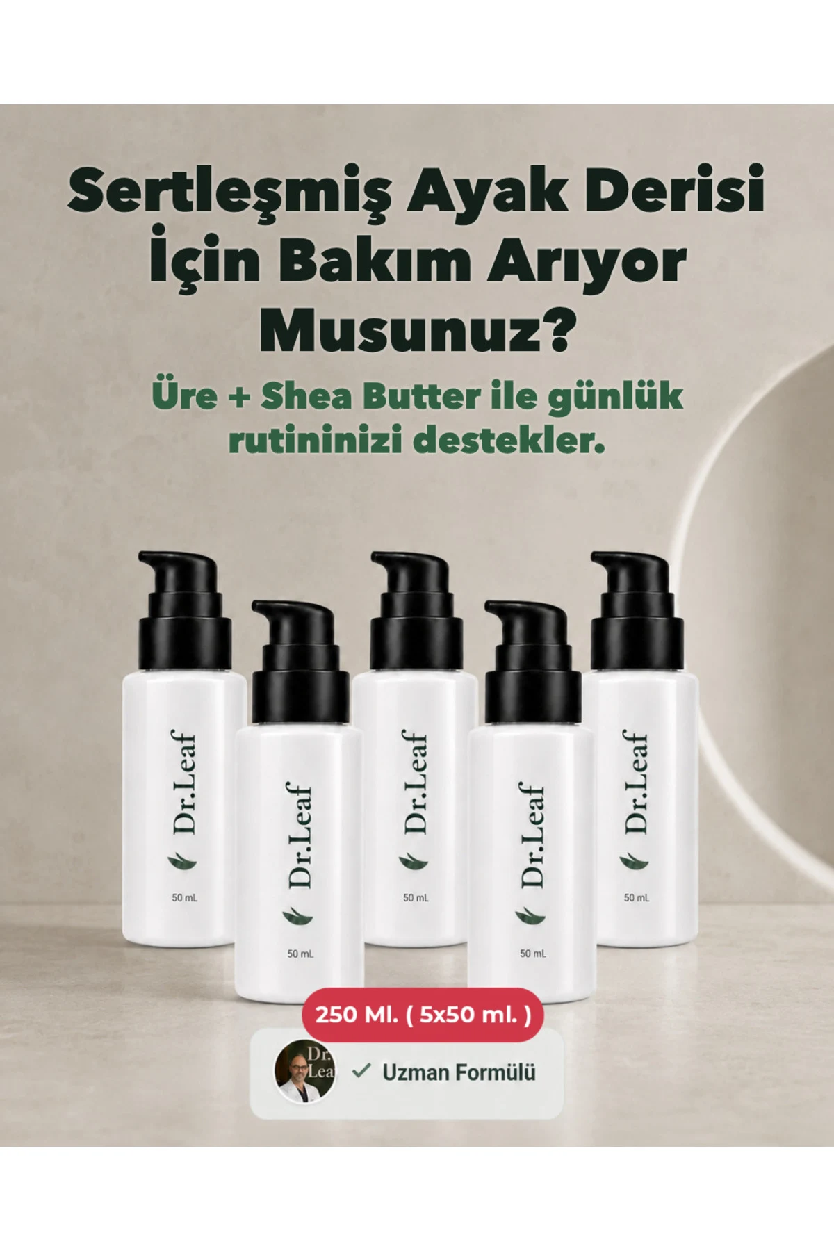 Ayak Tabanı Nasır Kremi – Gliserin + Panthenol 2 - görsel 1