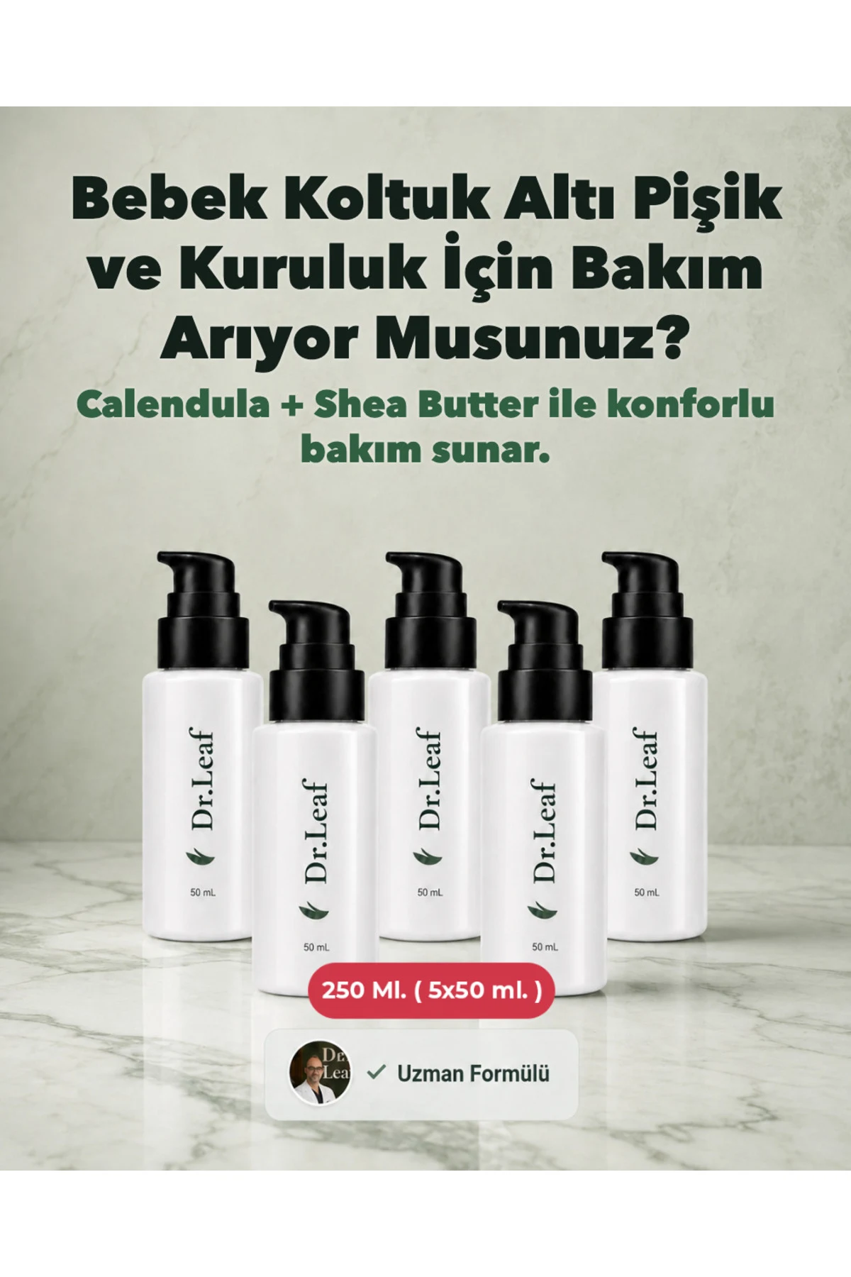 Bebek Vücut Bakım Kremi – Çinko Oksit + Shea But - görsel 1