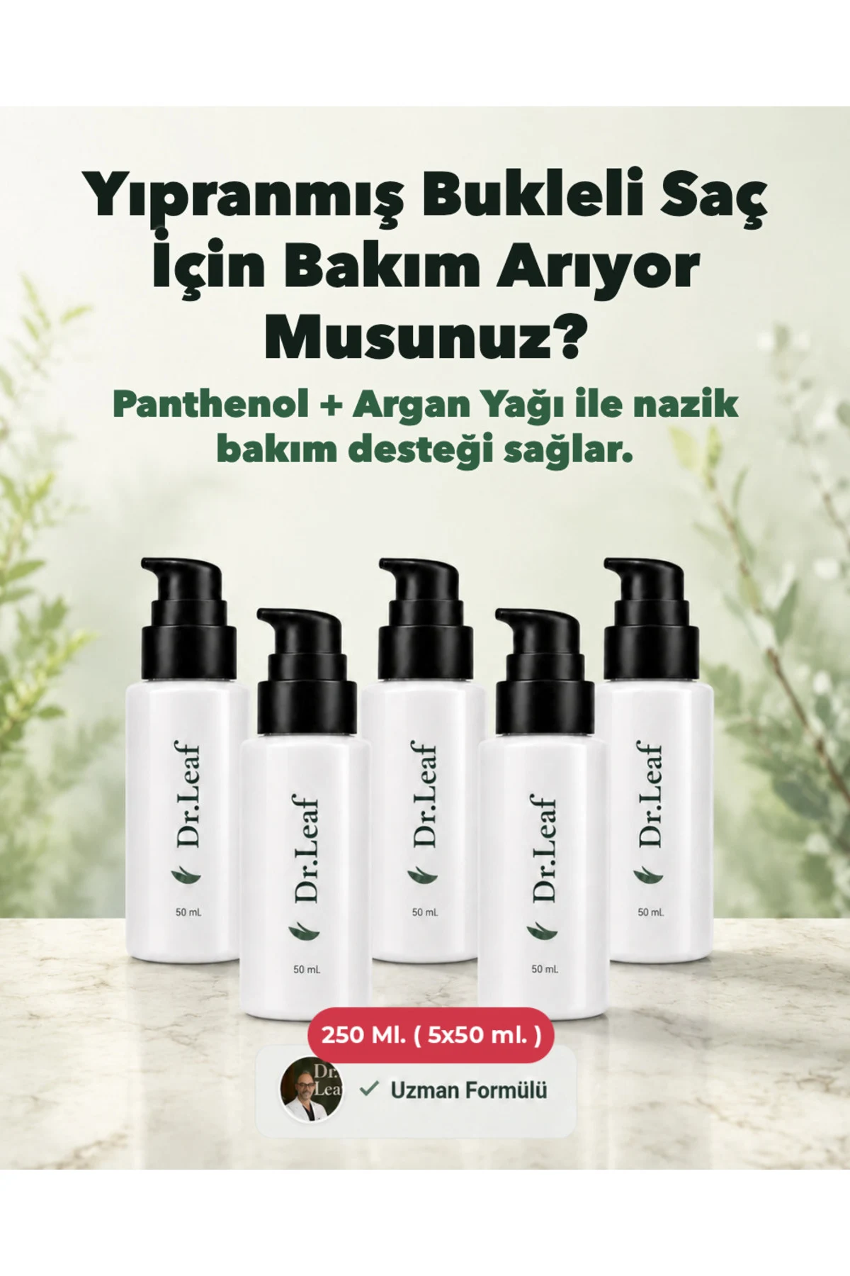 Boyalı Saç Teli Bakım Kremi 250 ml (5 x 50 ml) - görsel 1