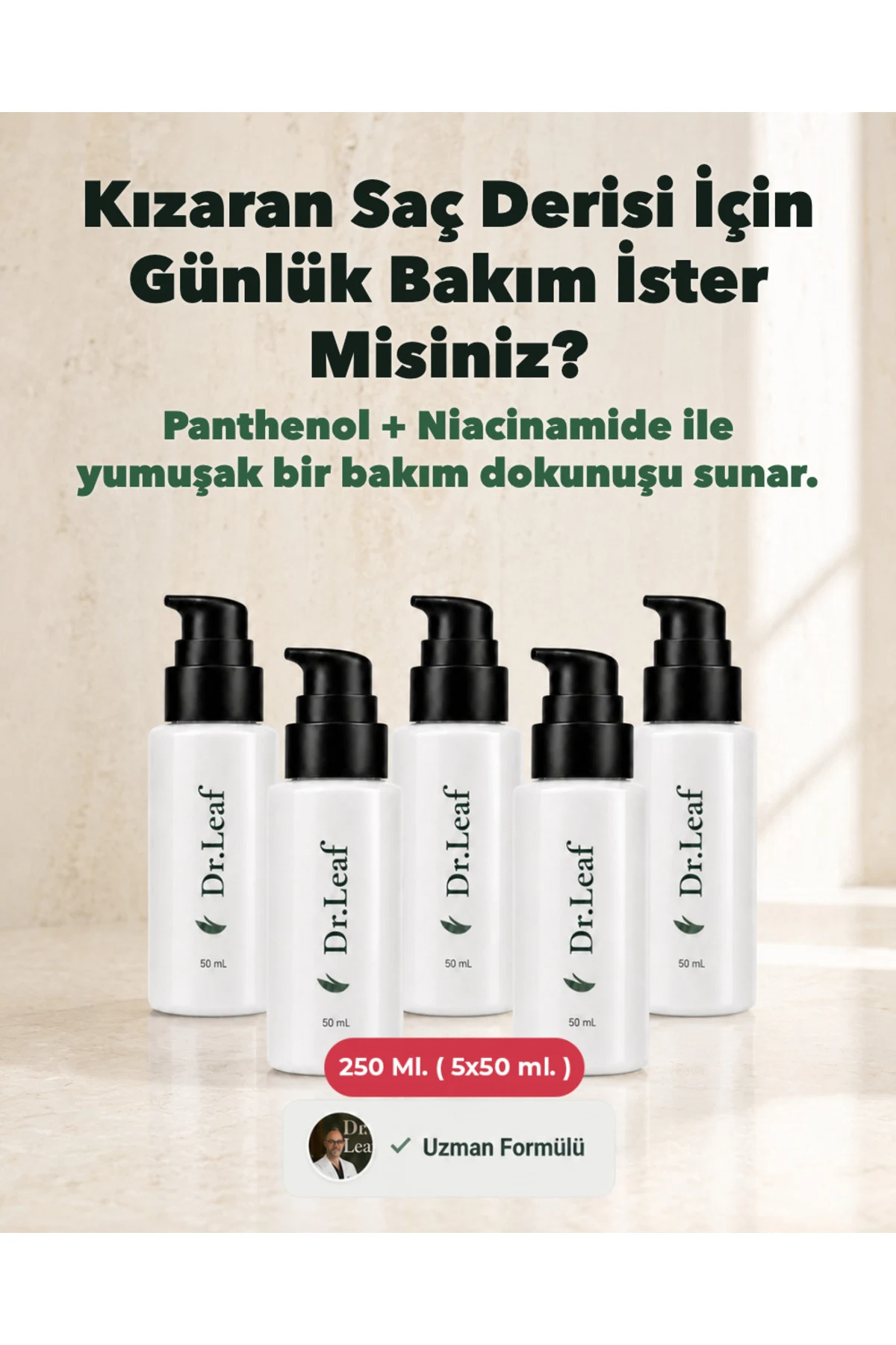 Boyalı Saç Teli Bakım Kremi 250 ml (5 x 50 ml)
