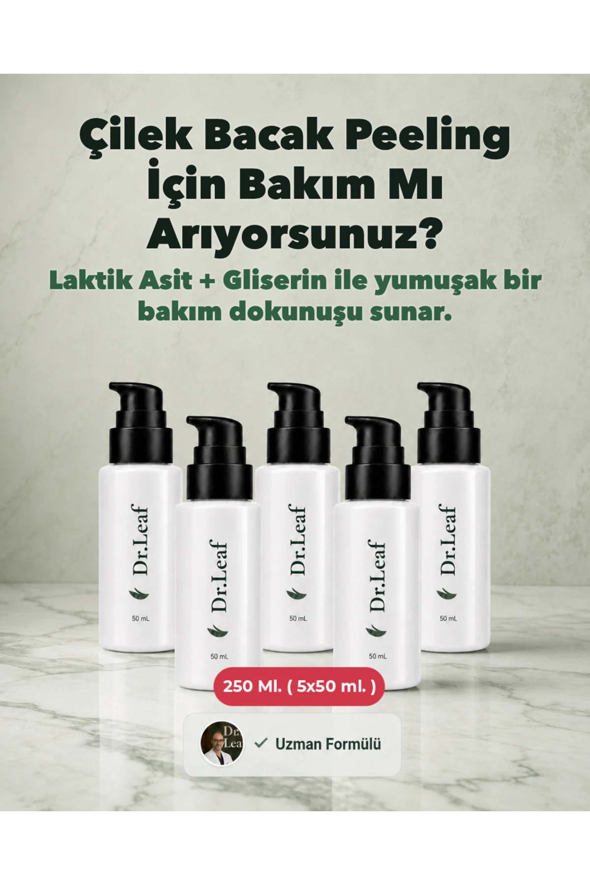 Çilek Bacak Görünümü Kremi – Üre + Gliserin 250 - görsel 1