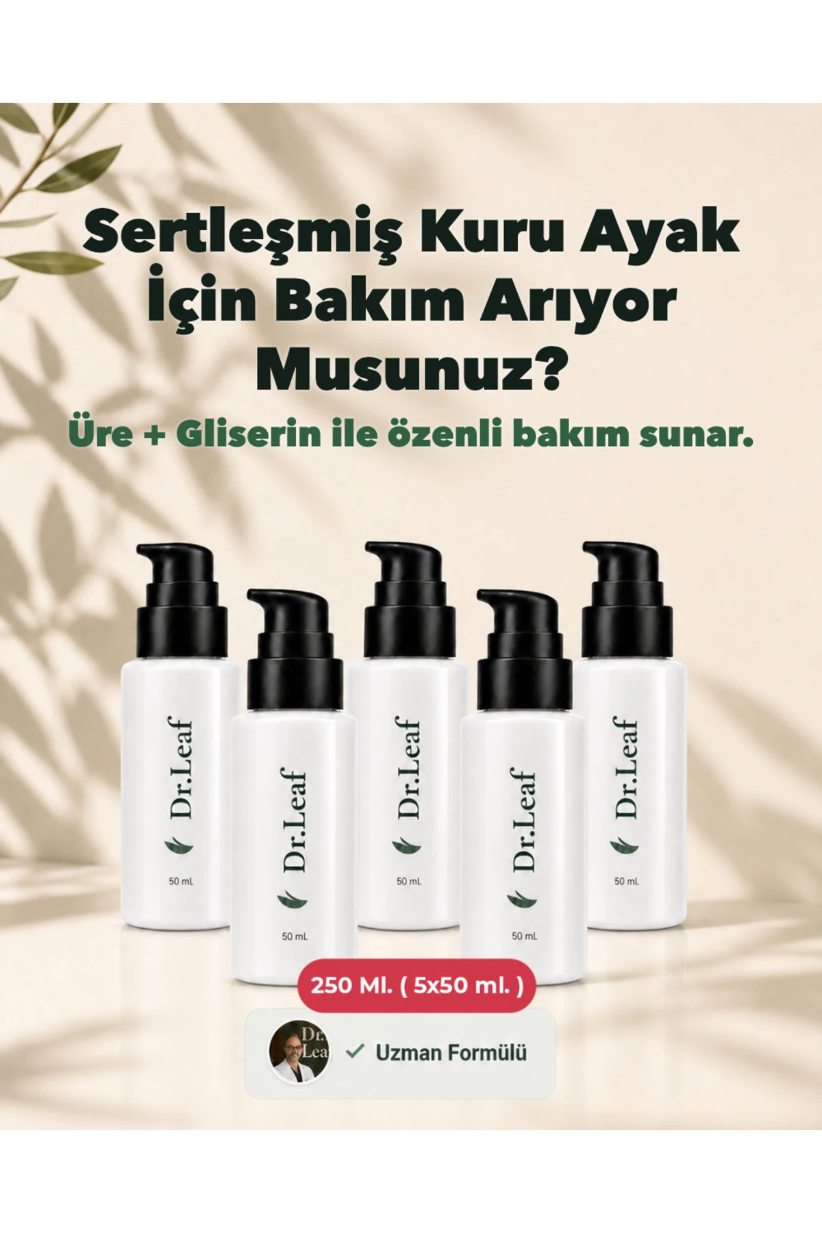 Çok Kuru Ayak Kremi – Üre + Panthenol 250 ml (5 - görsel 1