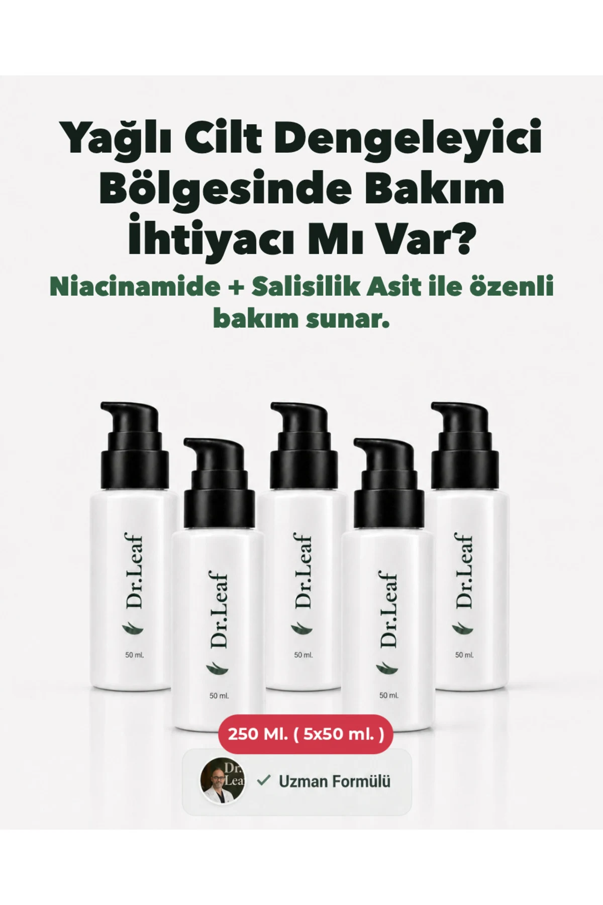 Eğilimli Yüz Kremi – Niacinamide + Zinc PCA 250 - görsel 1
