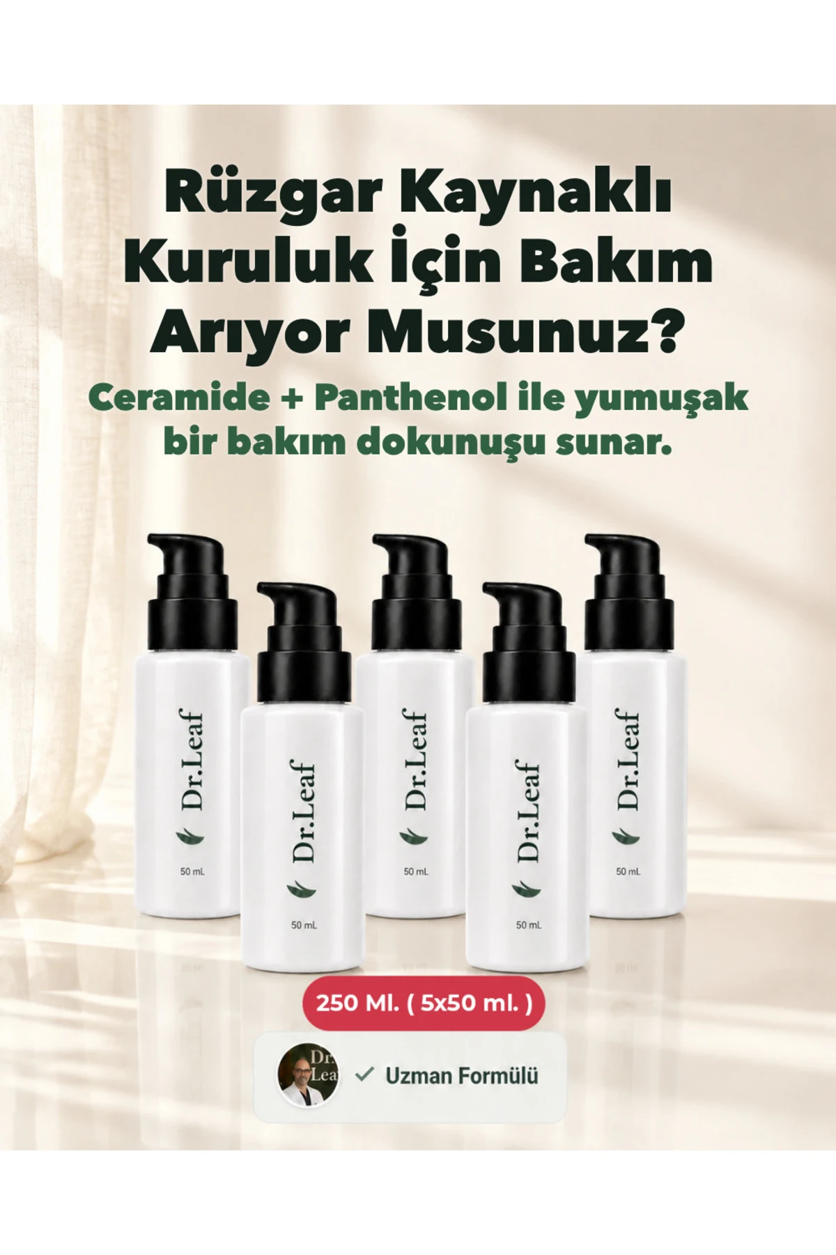 Güneş Sonrası Rahatlatıcı Cilt Kremi – Panthenol - görsel 1