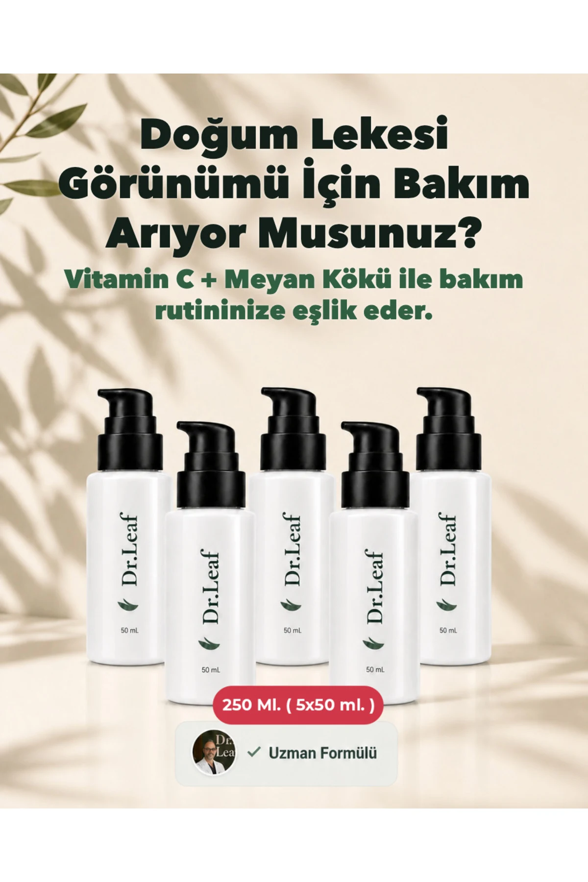 Güneş ve Cilt Lekesi Bakım Kremi – Alpha Arbutin - görsel 1
