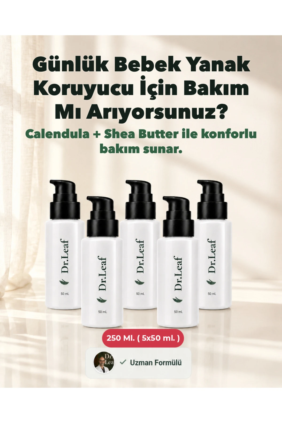 Hassas Bebek Poposu Bariyer Kremi – Calendula + - görsel 1