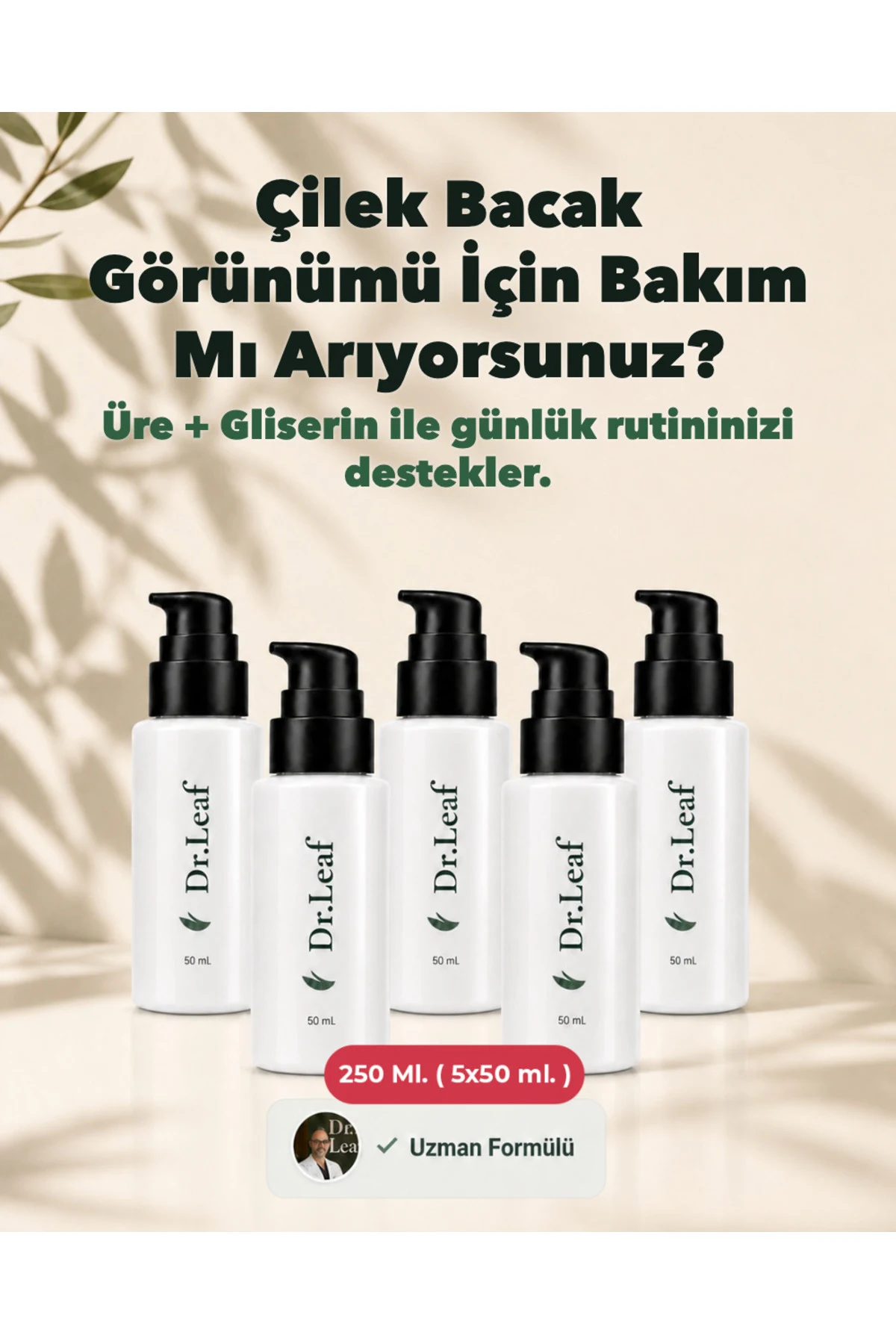 Kuru Pütürlü Vücut Kremi – Üre + Laktik Asit 250 - görsel 1
