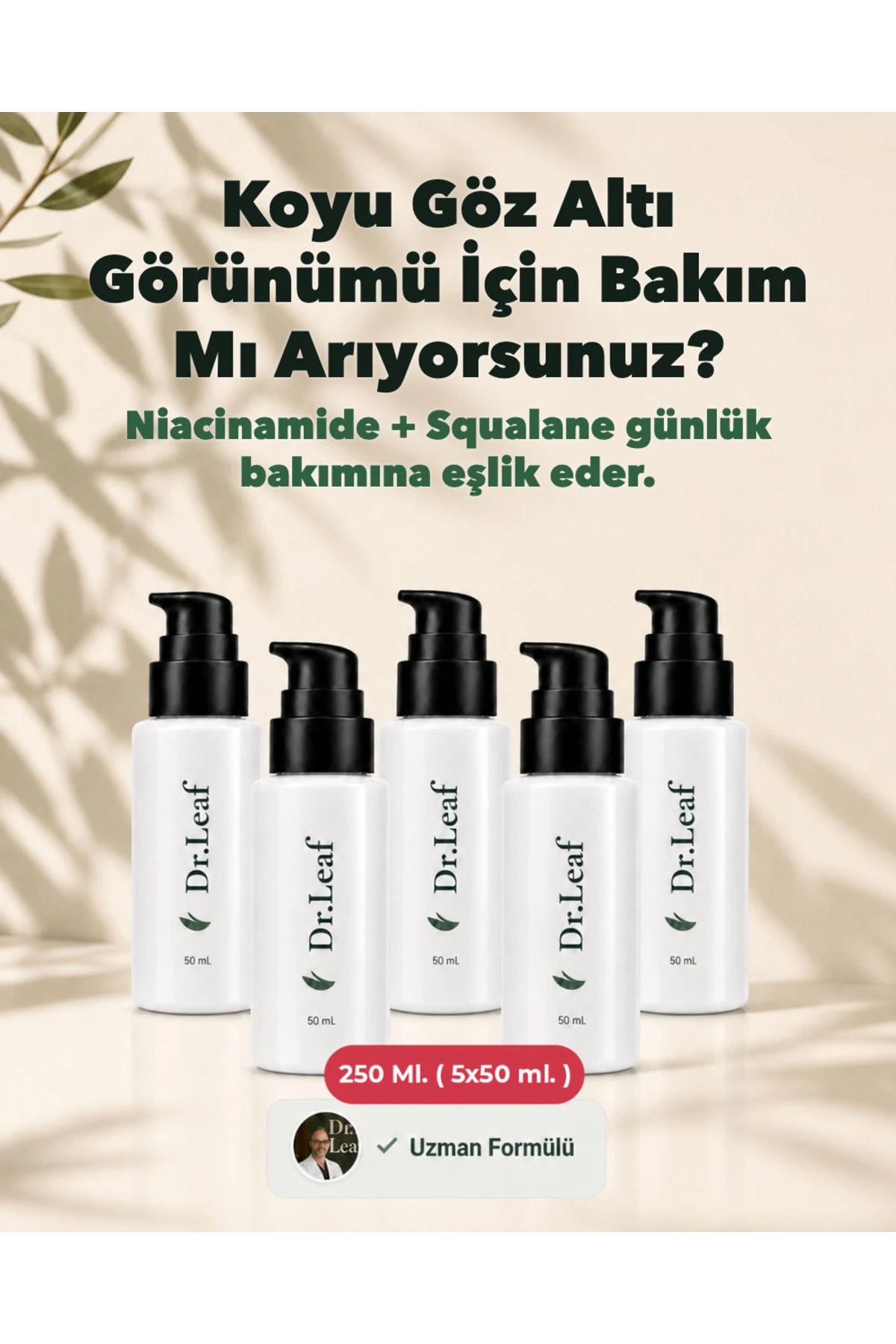 Kuru ve Hassas Göz Çevresi Kremi – Hyaluronik As - görsel 1