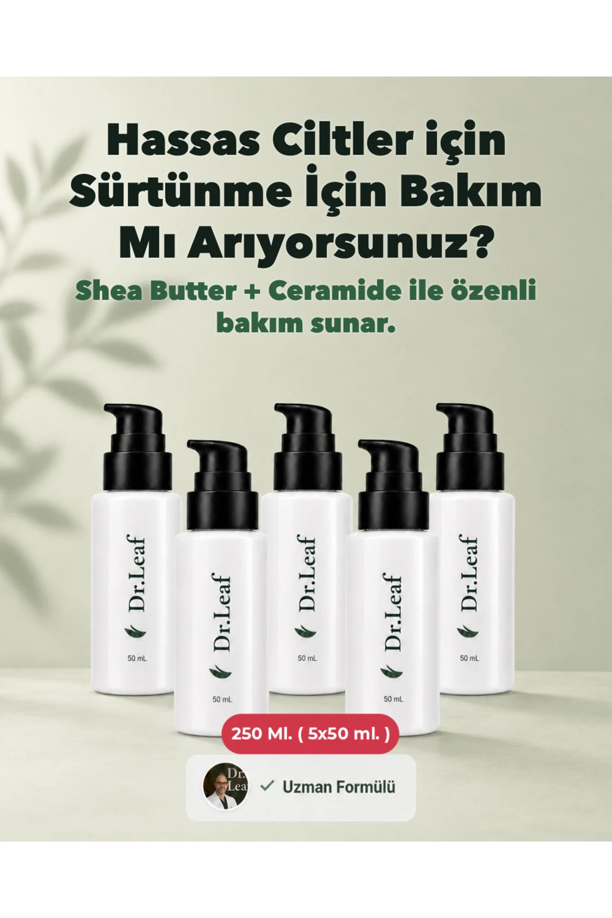 Kuru ve Kaşıntılı Cilt Bakım Kremi – Ceramide + - görsel 1