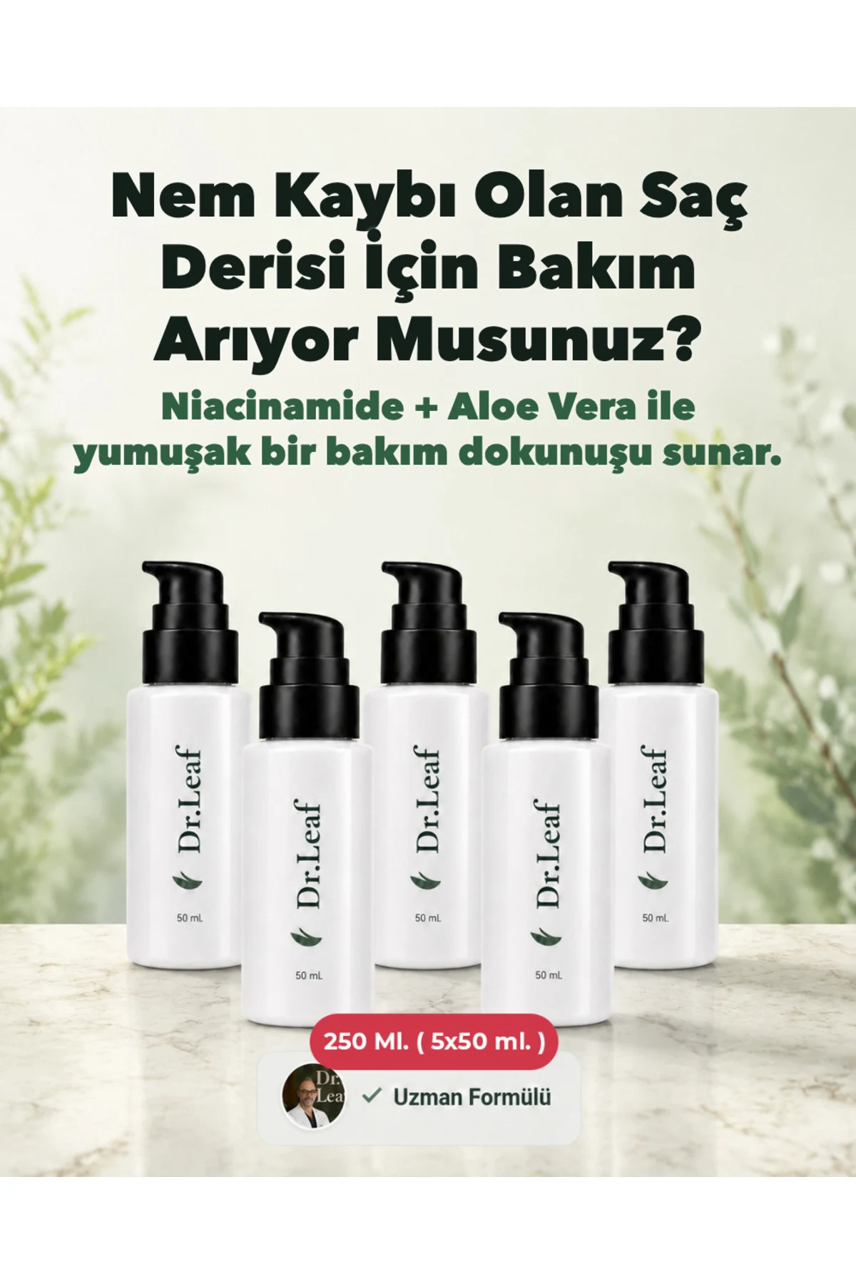 Kuru ve Pullanan Saç Dipleri Kremi 250 ml (5 x 5 - görsel 1