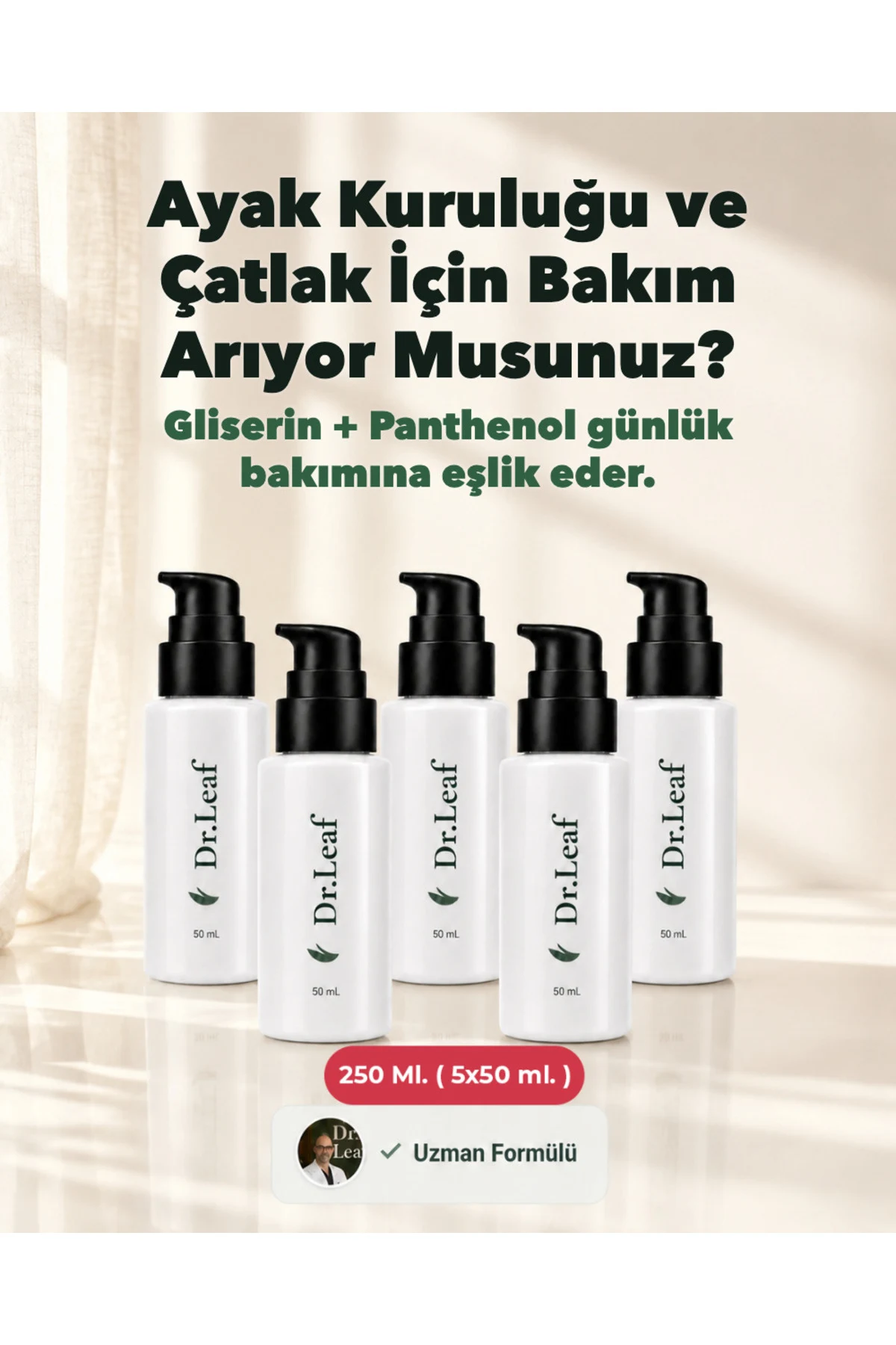Kuru ve Pürüzlü Ayak Nasır Kremi – Üre + Gliseri - görsel 1