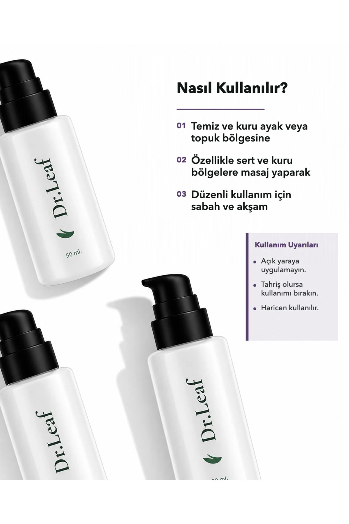Kuru ve Pürüzlü Ayak Nasır Kremi – Üre + Gliseri - görsel 4