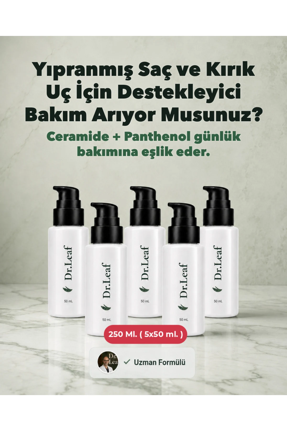 Kuru ve Yıpranmış Saç Yoğun Bakım Kremi 250 ml ( - görsel 1