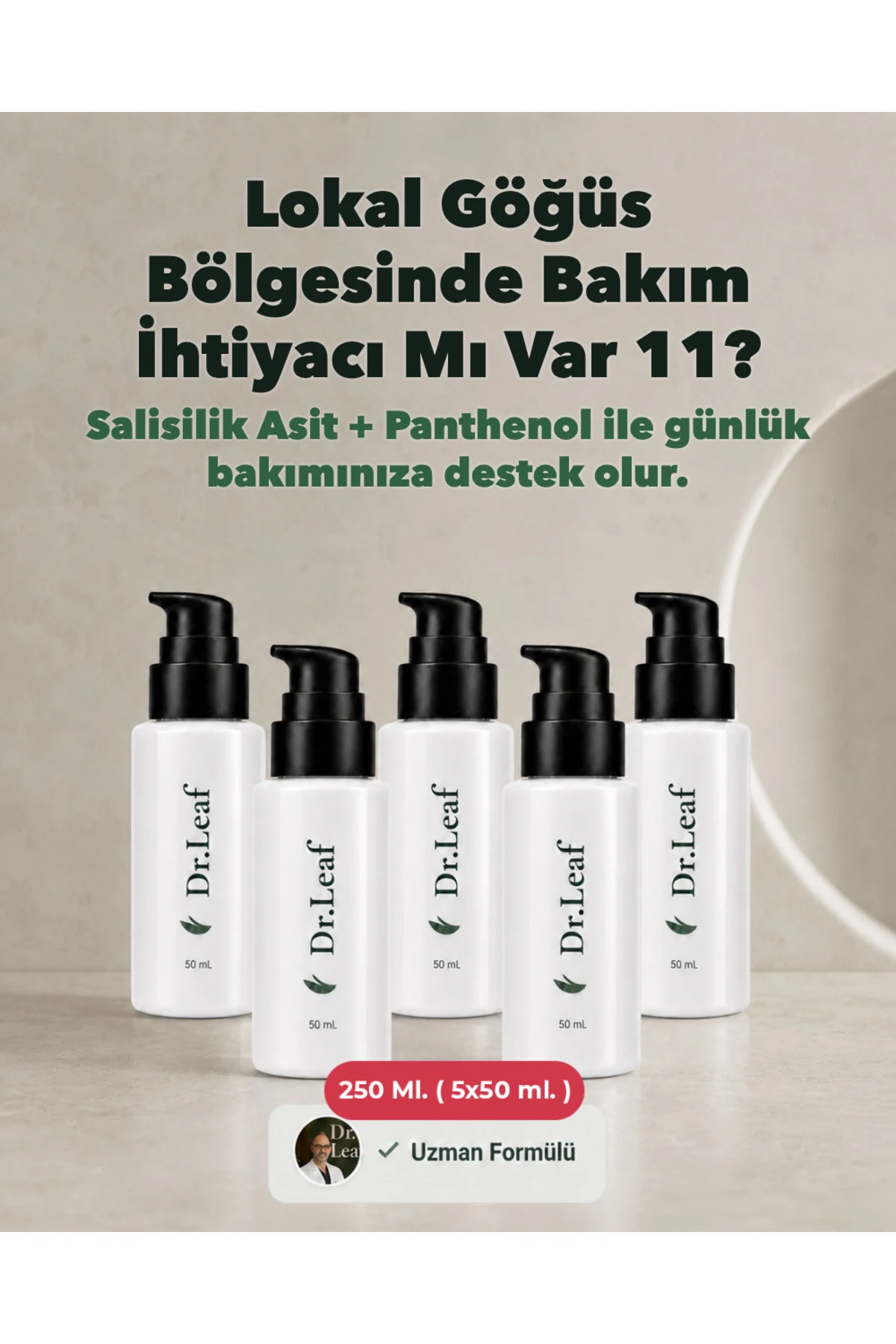 Lokal Göğüs Kremi 250 ml (5 x 50 ml) - görsel 1