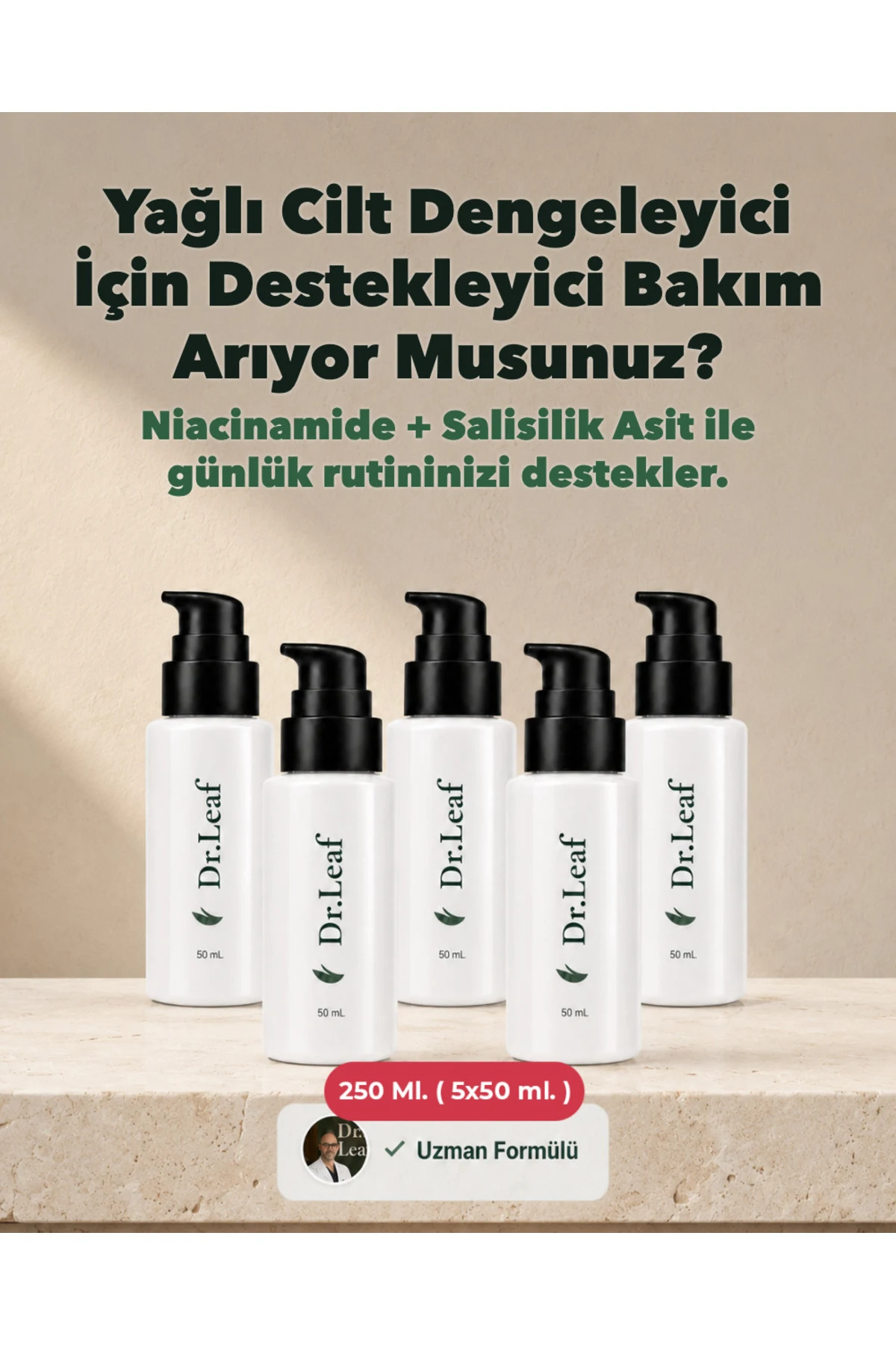 Lokal Sırt Kremi – Niacinamide + Zinc PCA 250 ml - görsel 1