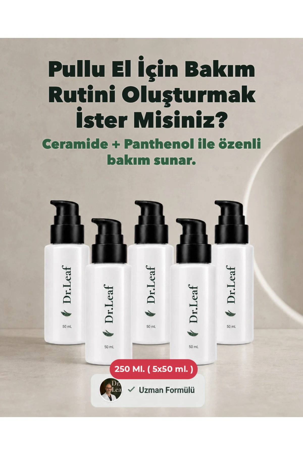 Pullu Yüz Bakım Kremi – Panthenol + Yulaf 250 ml - görsel 1