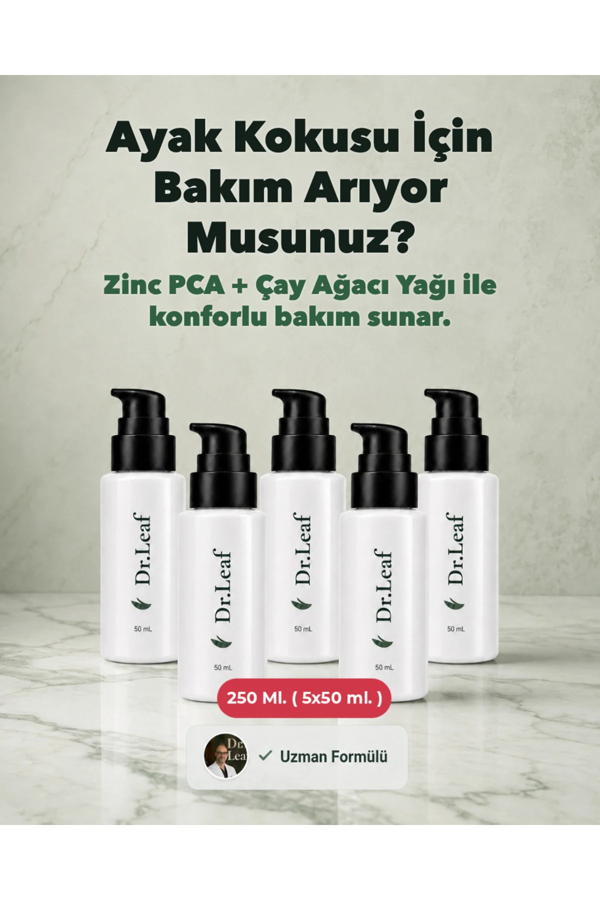 Sertleşmiş Kuru Ayak Kremi – Üre + Gliserin 250 - görsel 1