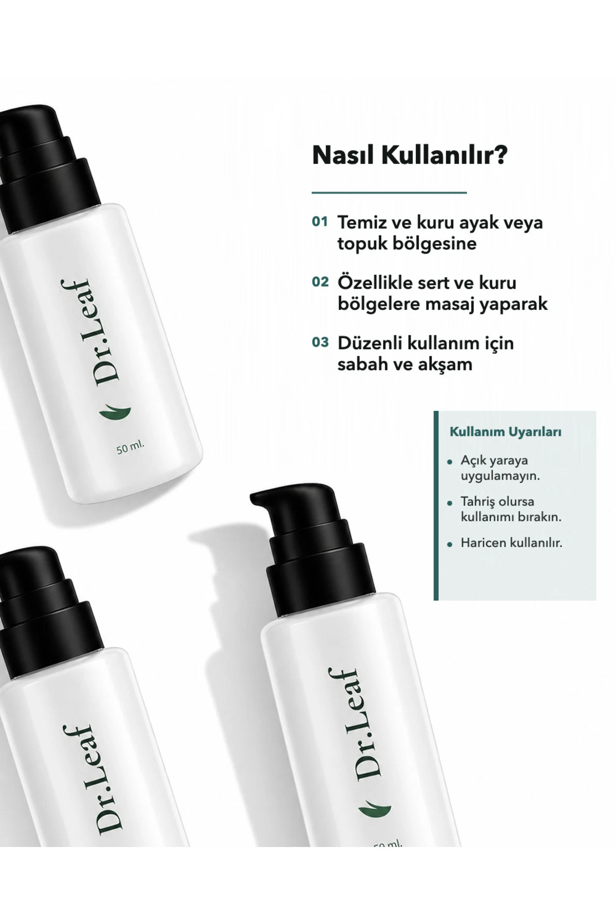 Sertleşmiş Kuru Ayak Kremi – Üre + Gliserin 250 - görsel 4