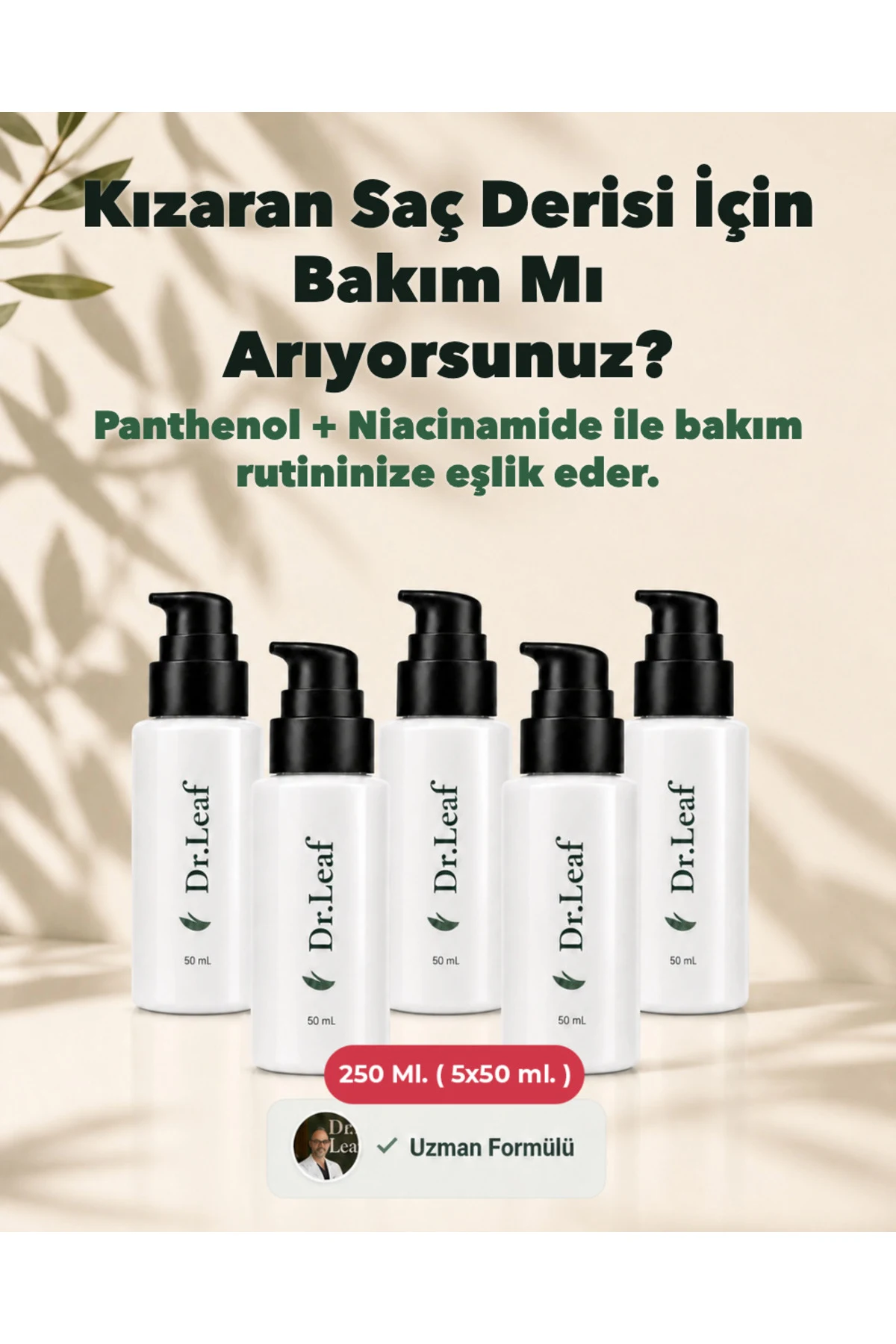 Tıraş Sonrası Kızarıklık Kremi 250 ml (5 x 50 ml - görsel 1