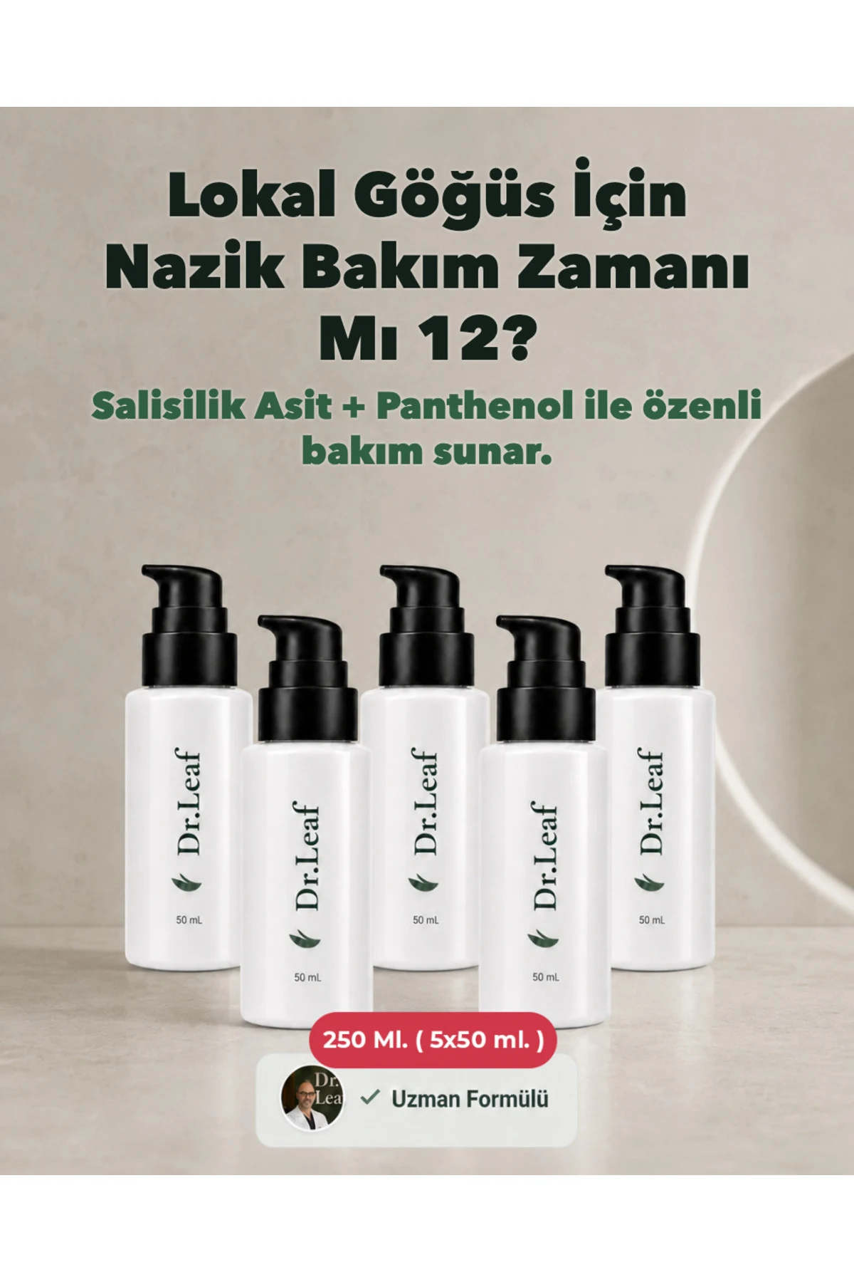 Tıraş Sonrası Kızarıklık Kremi 250 ml (5 x 50 ml - görsel 1