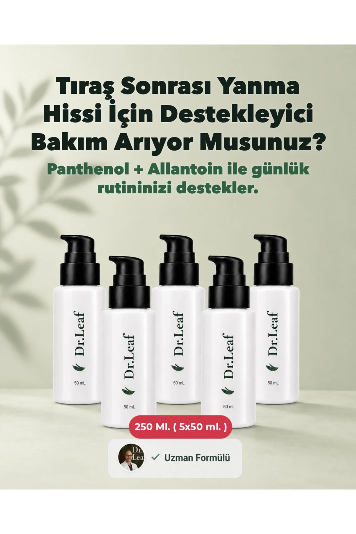 Tıraş Sonrası Yanma Hissi Bakım Kremi 250 ml (5 - görsel 1