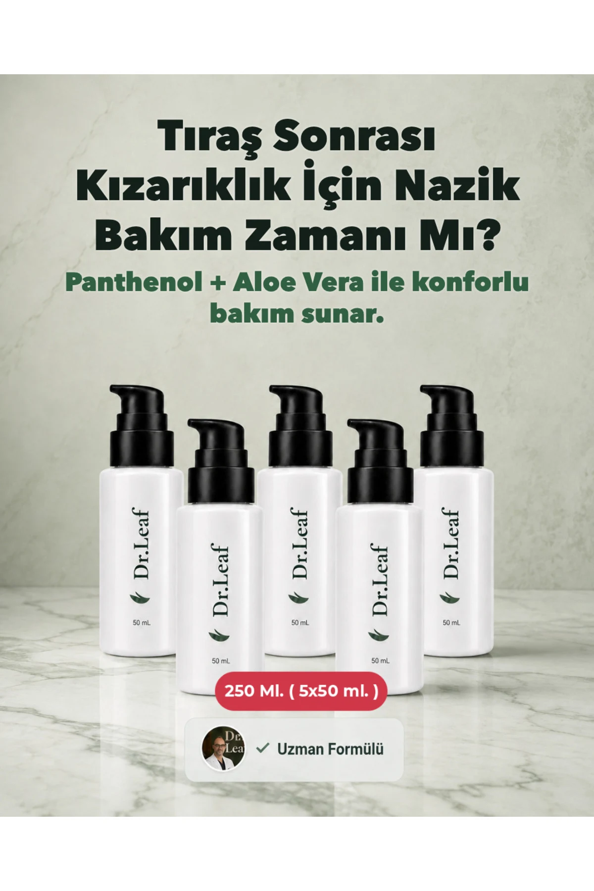 Tıraş Sonrası Yanma Hissi Bakım Kremi 250 ml (5 - görsel 1