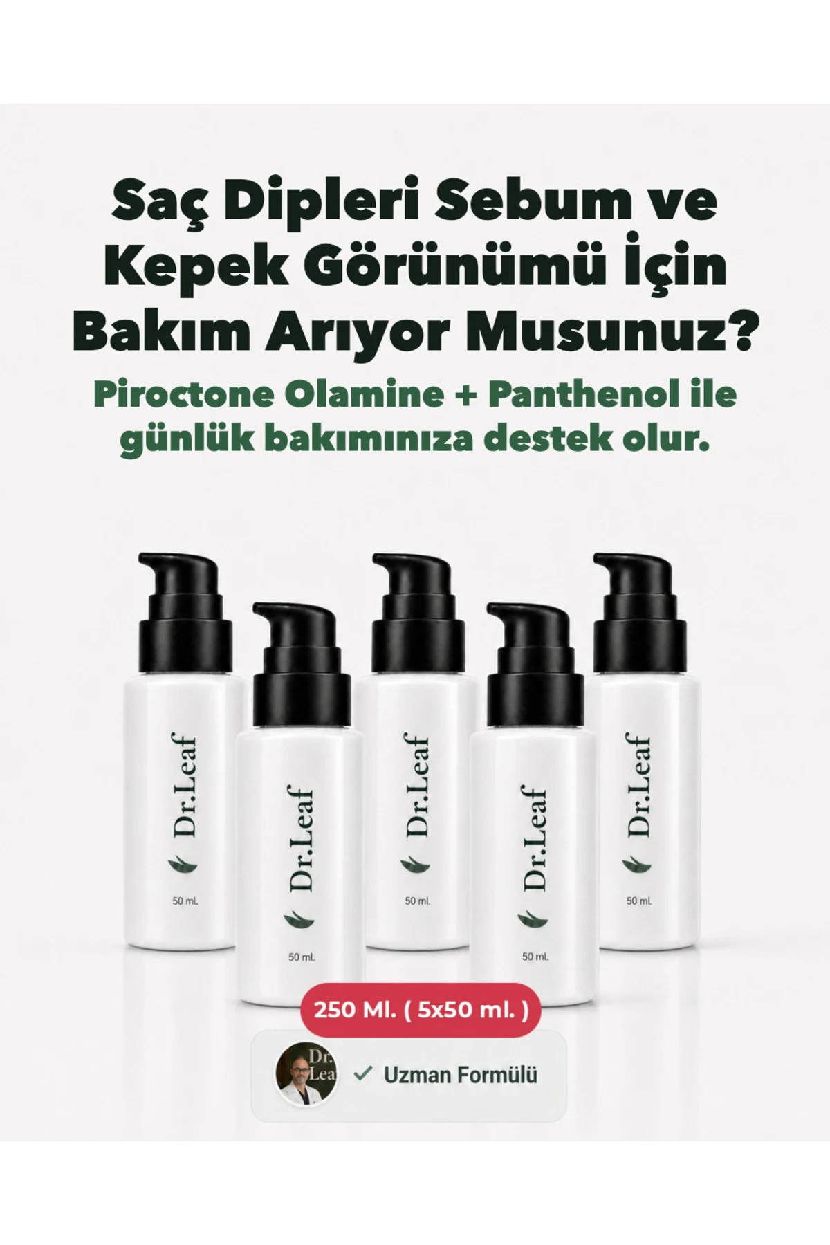 Yağlanan Saç Derisi Kepek Kremi 250 ml (5 x 50 m - görsel 1