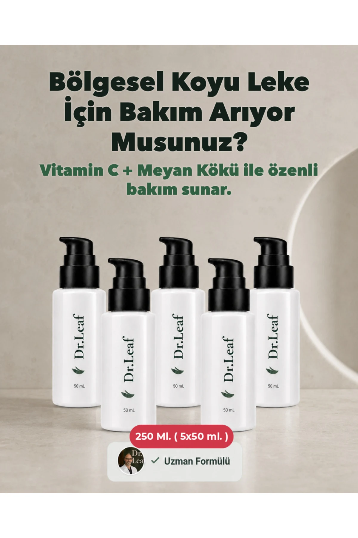 Yüz Bakım Kremi – Alpha Arbutin + Meyan Kökü 250 - görsel 1