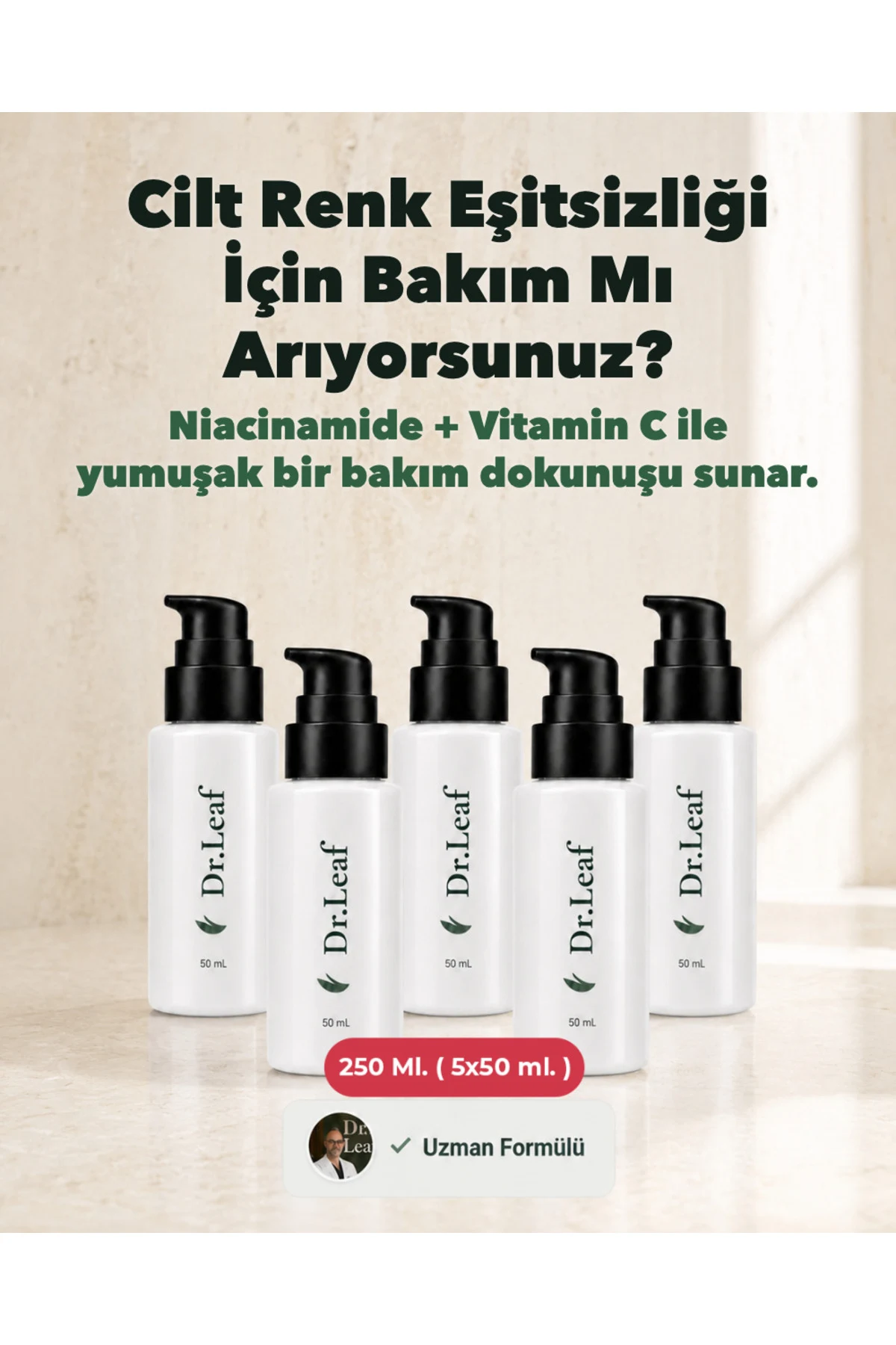 Yüz Koyu Leke Görünümü Kremi – Niacinamide + Alp - görsel 1