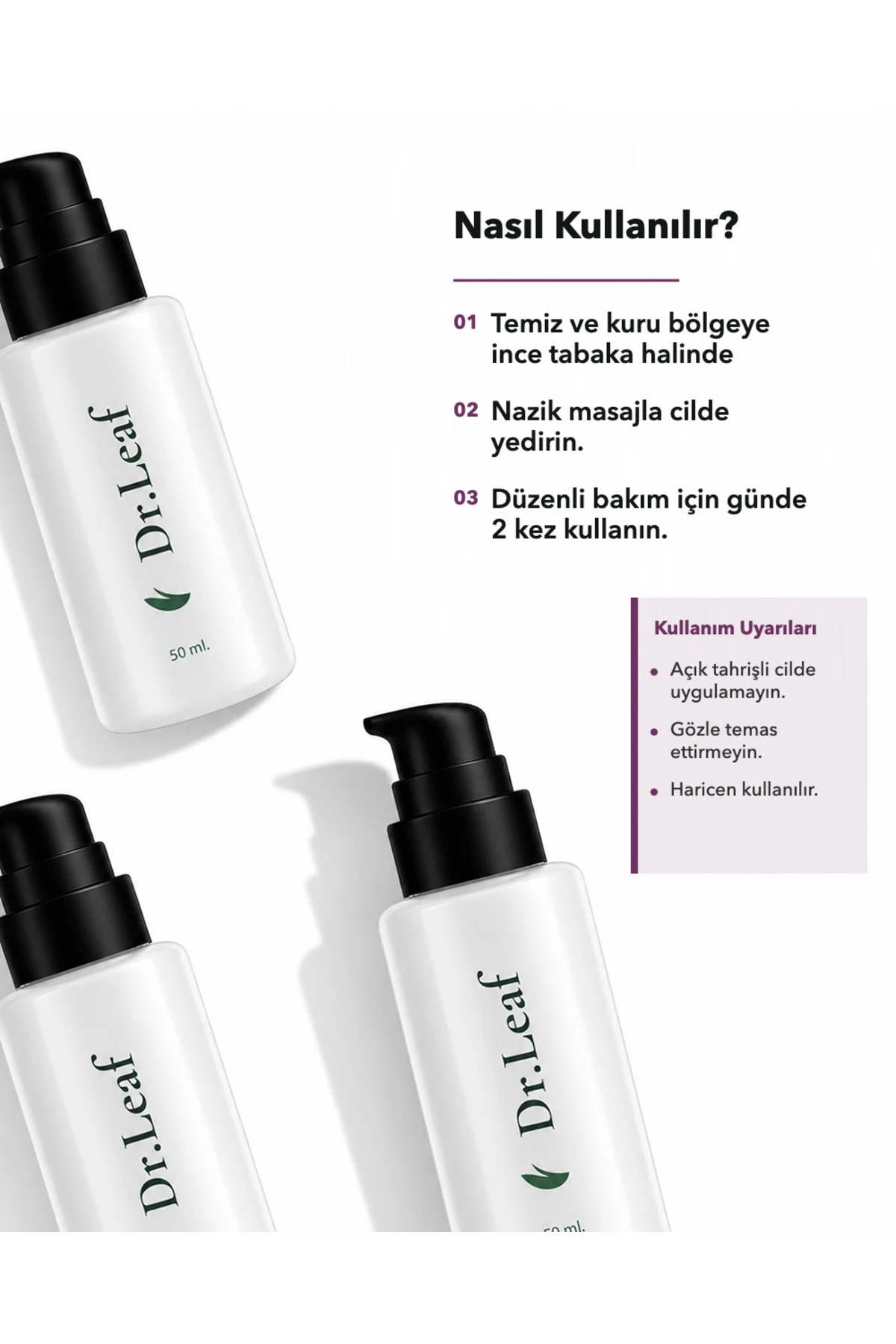 Yüz Lekesi Kremi – Vitamin C + Meyan Kökü 250 ml - görsel 4