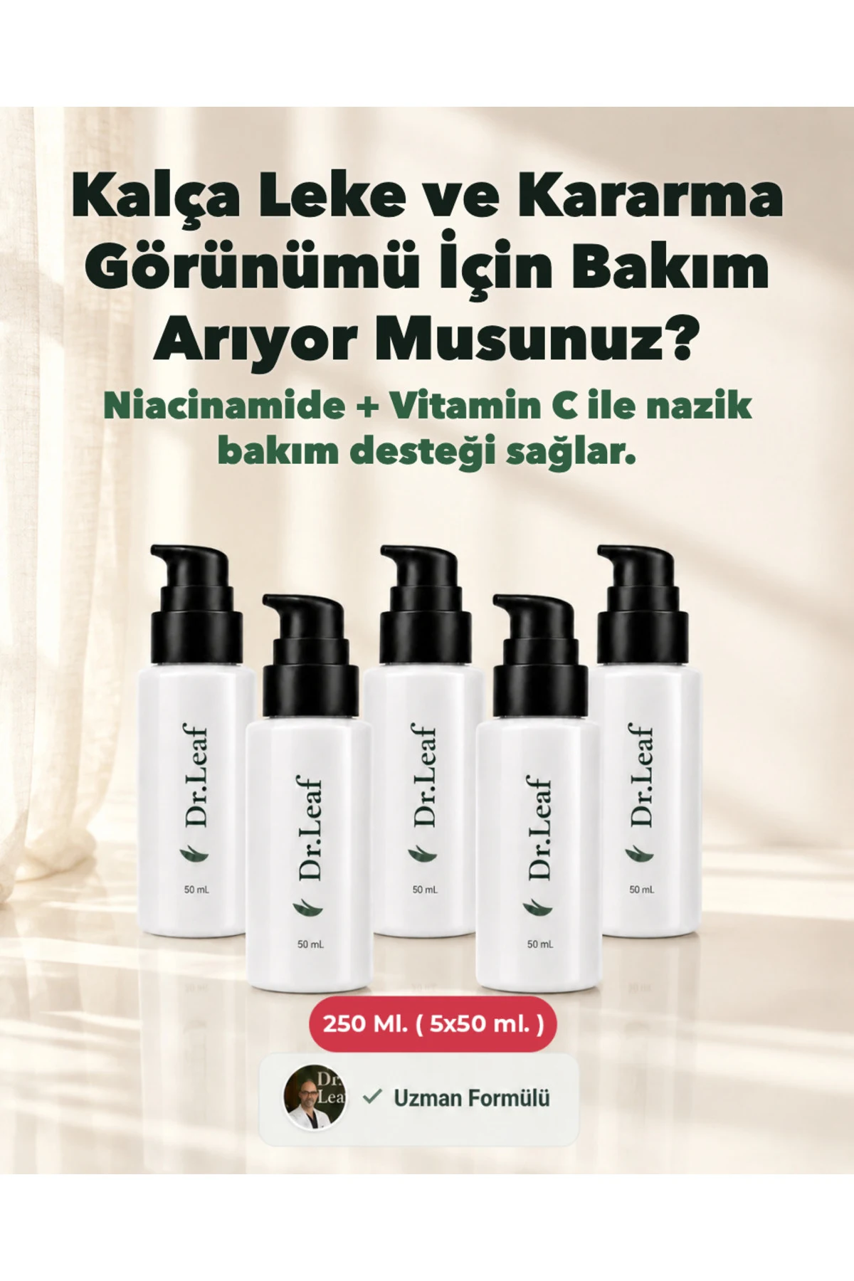 Yüz Melasma Bakım Kremi – Niacinamide + Alpha Ar - görsel 1