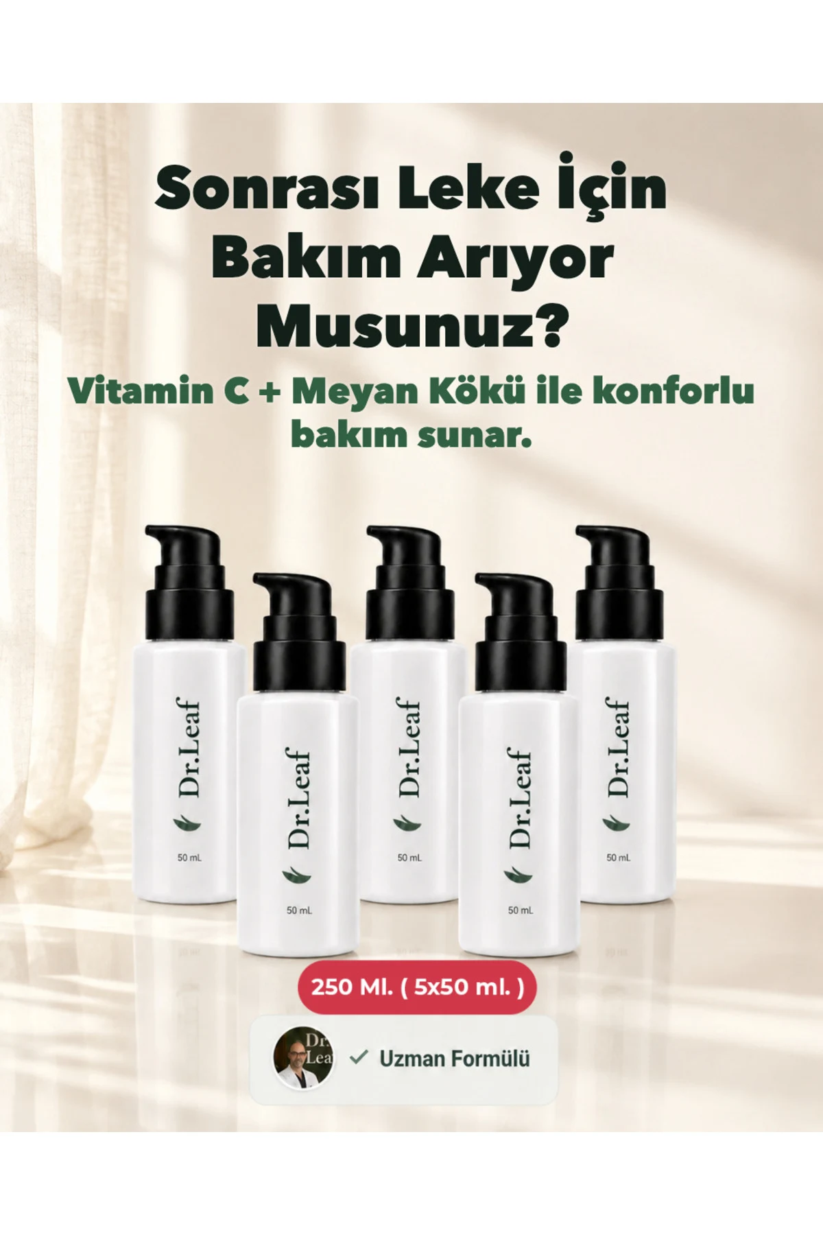 Yüz Ton Eşitleyici Leke Kremi – Niacinamide + Vi - görsel 1
