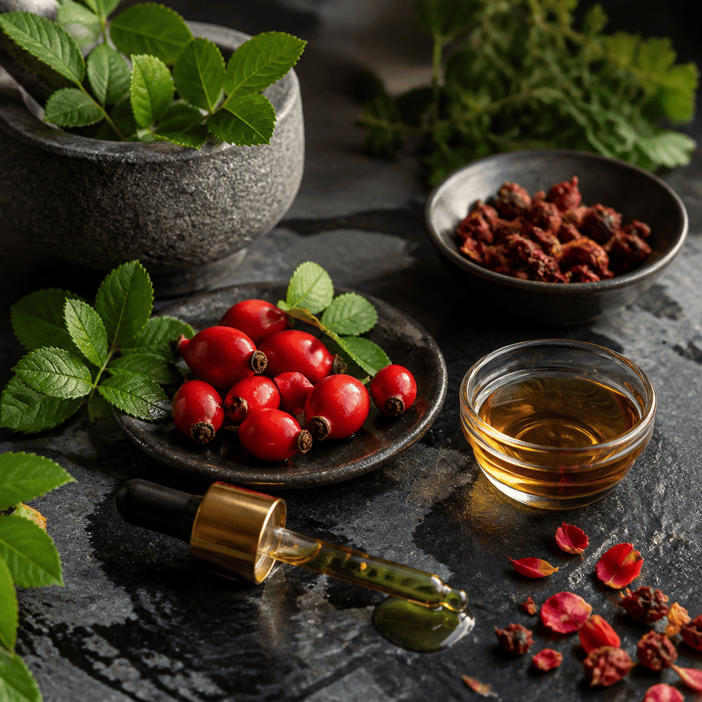 Kuşburnu Ekstresi — doğal bileşen görseli