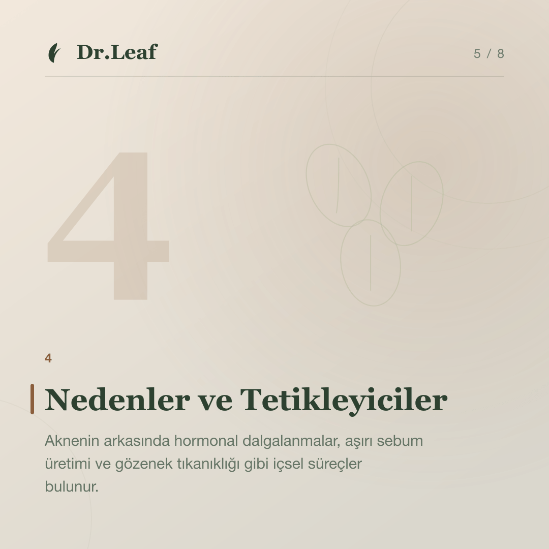 Akne ile Folikülit Arasındaki Fark Nedir?: Nedenler ve Tetikleyiciler — bilgi kartı 5