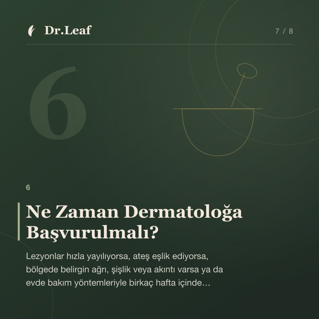 Akne ile Folikülit Arasındaki Fark Nedir?: Ne Zaman Dermatoloğa Başvurulmalı? — bilgi kartı 7