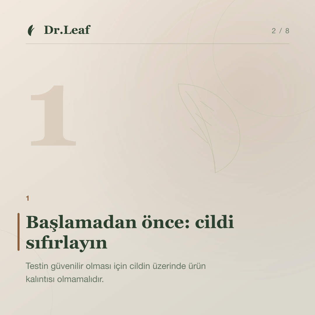Cilt Tipi Nasıl Belirlenir? Evde Uygulanabilir Pratik Yöntemler: Başlamadan önce: cildi sıfırlayın — bilgi kartı 2