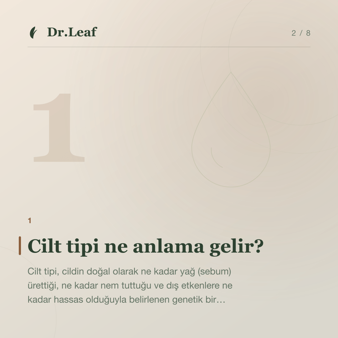 Cilt Tipleri Nelerdir? Cilt Tipinizi Doğru Belirleme Rehberi: Cilt tipi ne anlama gelir? — bilgi kartı 2
