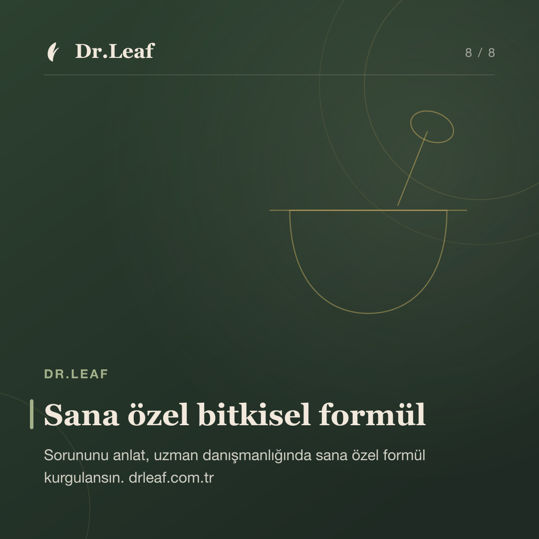 Dr.Leaf kişiye özel bitkisel formül
