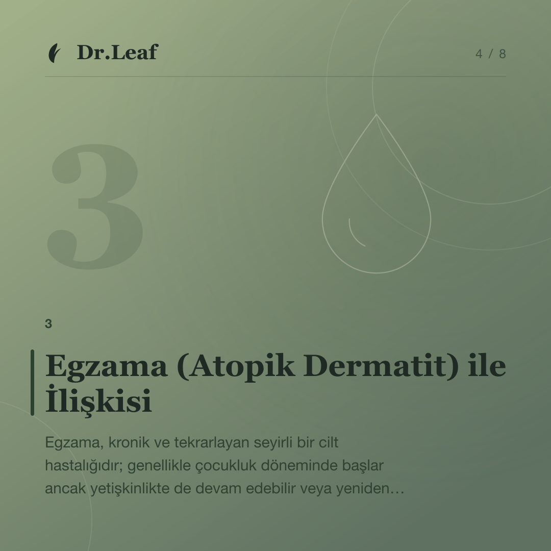 Ciltte Kaşıntı ve Döküntü Neden Oluşur?: Egzama (Atopik Dermatit) ile İlişkisi — bilgi kartı 4