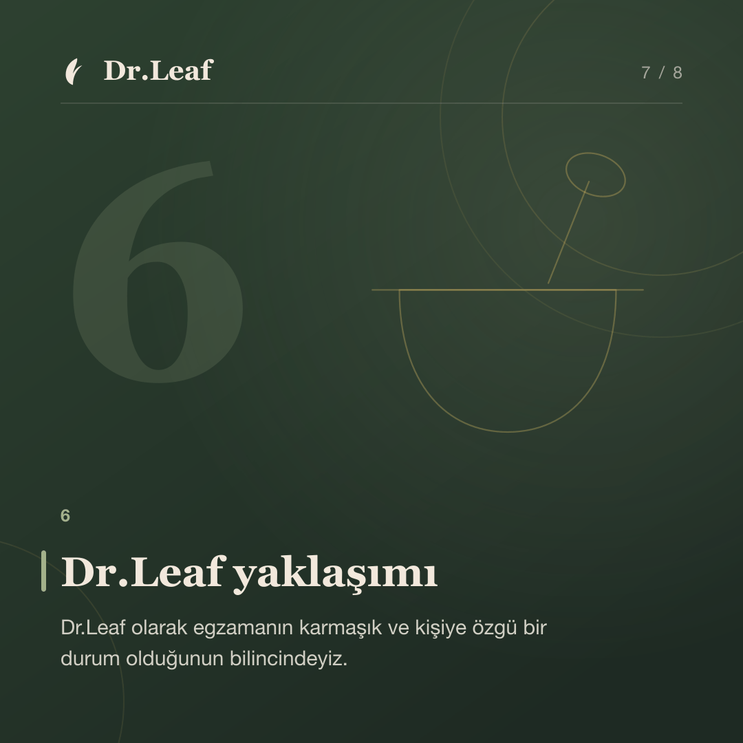 Egzama Nedir? Türleri, Belirtileri ve Nedenleri: Dr.Leaf yaklaşımı — bilgi kartı 7