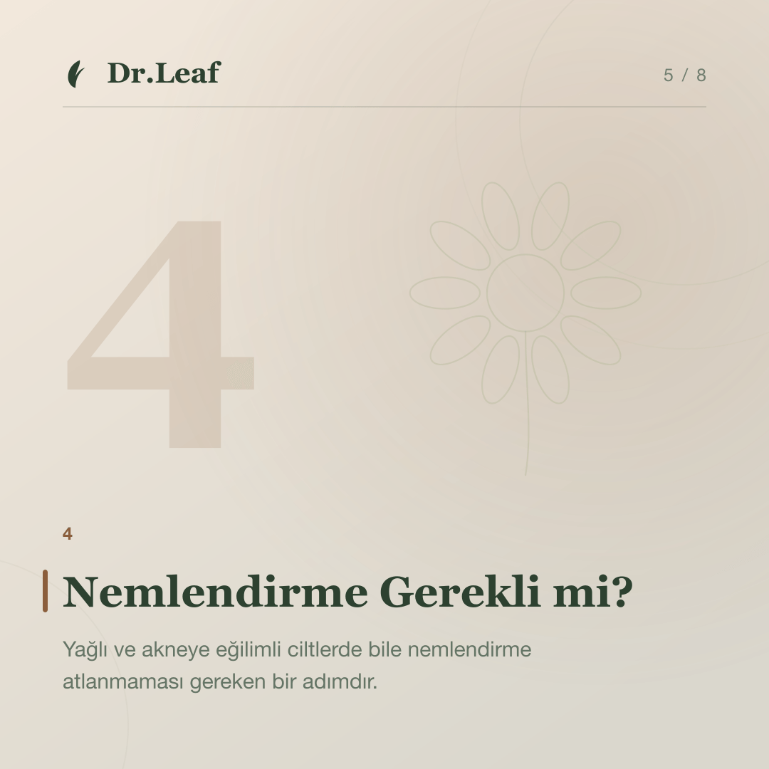 Ergenlik Döneminde Akne ve Doğru Cilt Bakımı: Nemlendirme Gerekli mi? — bilgi kartı 5