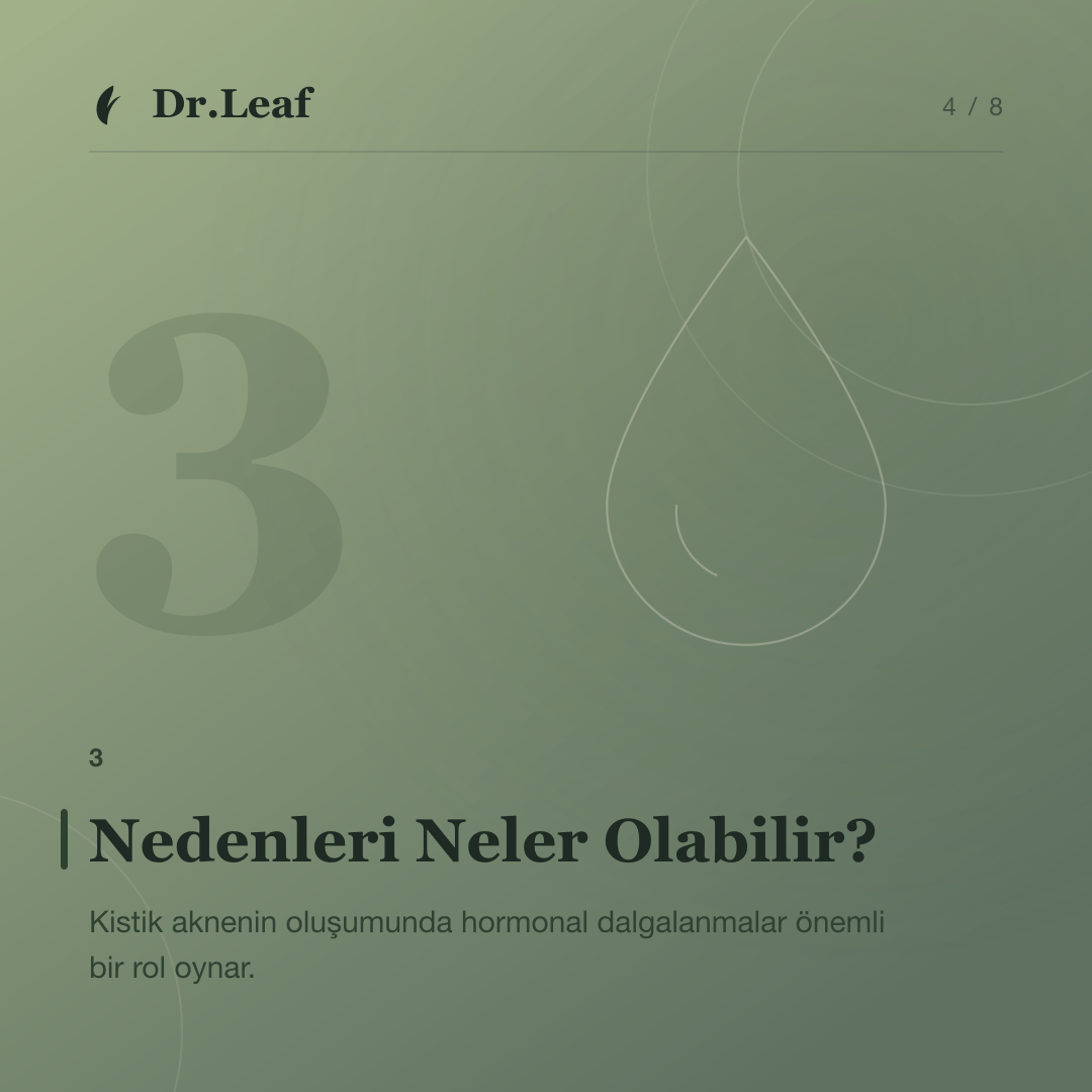 Kistik Akne Nedir? Belirtileri ve Yaklaşımı: Nedenleri Neler Olabilir? — bilgi kartı 4