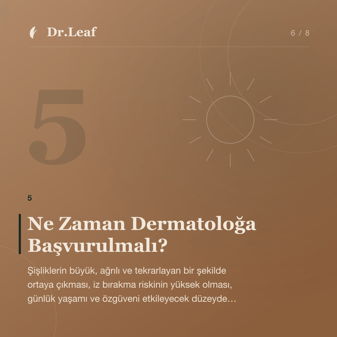 Kistik Akne Nedir? Belirtileri ve Yaklaşımı: Ne Zaman Dermatoloğa Başvurulmalı? — bilgi kartı 6