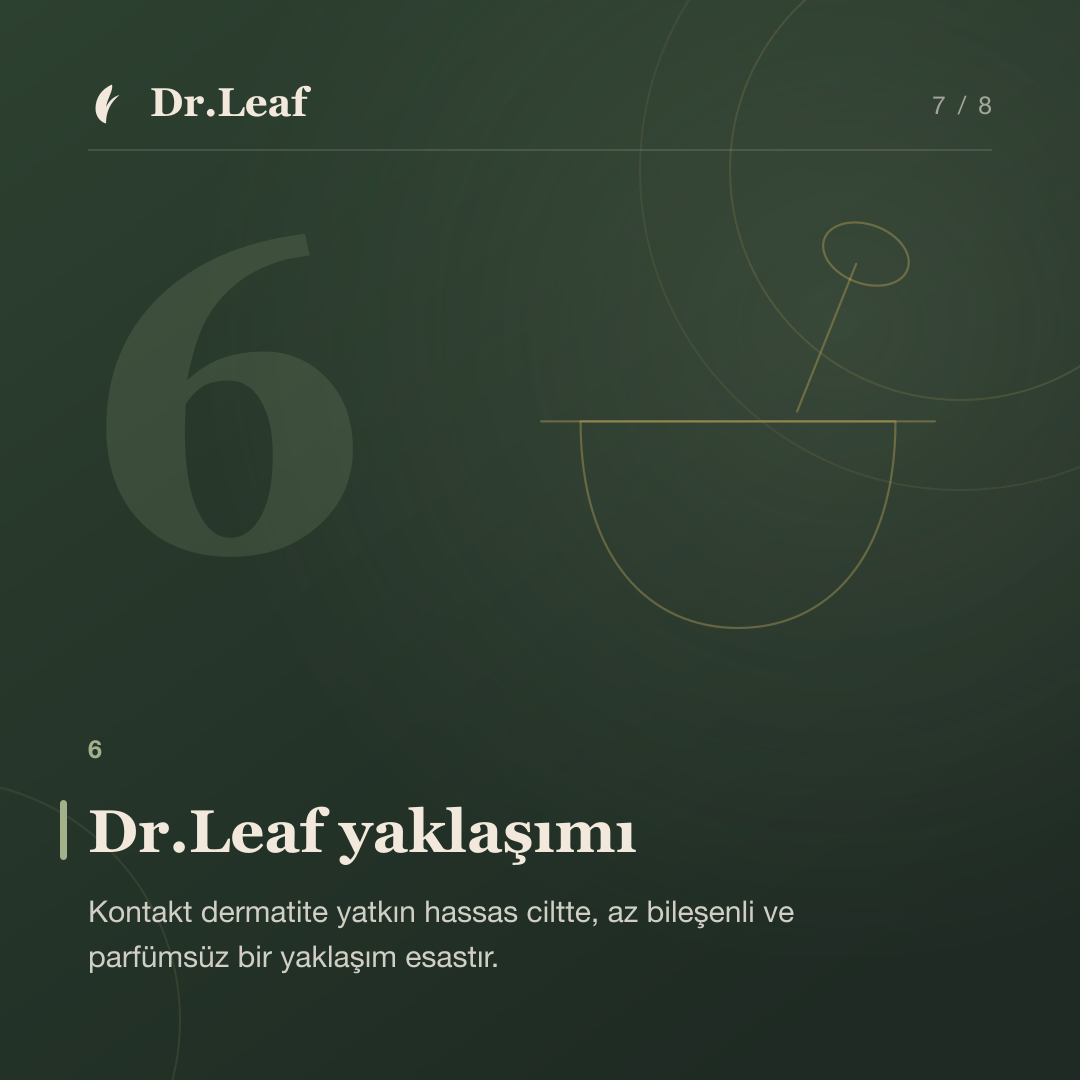 Kontakt Dermatit Nedir ve Neden Oluşur?: Dr.Leaf yaklaşımı — bilgi kartı 7